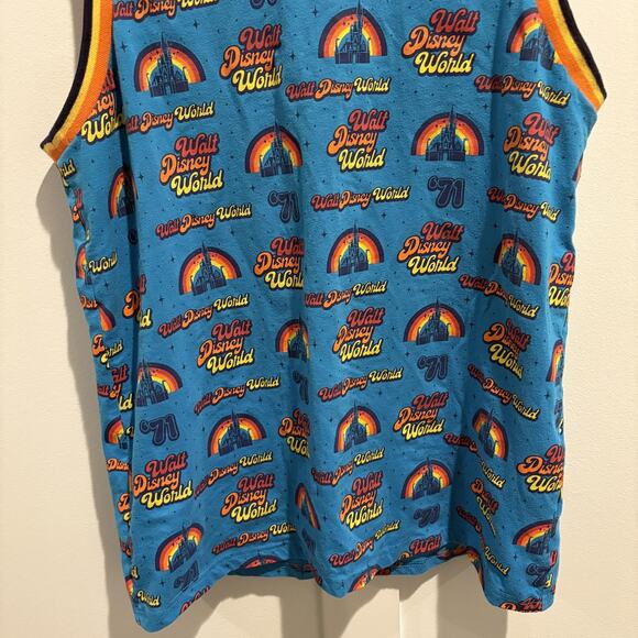 Disney Parks Walt Disney World Shirt Mens Large Tank Top Allover '71 Castle - Picture 4 of 10